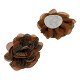 Aplique Flor De Tecido Poliester P/ Artesanato Pct 20pcs Lfh Cor Cor12