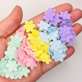 Aplique Florzinha 500 Unid Candy Color 5cores Pronta Entrega