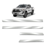 Aplique Friso Cromado Nome Hilux 2013 2014 2016 2015 Largo