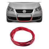 Aplique Friso Vermelho Grade Inferior Polo Gol G4 Fox Red