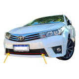 Aplique Friso Vermelho Parachoque Novo Toyota Corolla Sport
