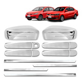 Aplique Maçaneta Retrovisor Friso Gol Voyage G5 09-12 Cromo