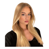 Aplique Mega Hair Tic Tac Liso Igual Cabelo Humano 60cm
