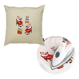 Aplique Para Roupa Termocolante De Natal, Papai Noel, Ho Ho 