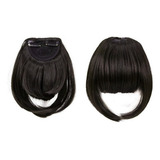 Aplique Peruca Tic-tac-franja Cabelo Sintético Super Natural
