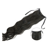 Aplique Rabo Cavalo Natural Humano Cabelo Lindo 100grs 65cm
