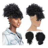 Aplique Rabo De Cavalo Afro Puff