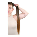 Aplique Rabo De Cavalo Liso Bio Fibra 75cm Fashion Classic