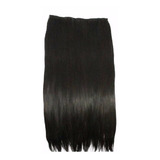 Aplique Tic Tac Cabelo Humano Liso Natural 100grs 55cm 1tela