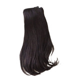 Aplique Tic Tac Cabelo Humano Liso Natural 40cm 50gr 1 Tela