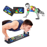 Apoio Flexão Aparelho Resistente Equipamento Calistenia Yog Cor Preto