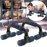Apoio Para Flexão Barra De Chão Ergonômica Exercício Fitness