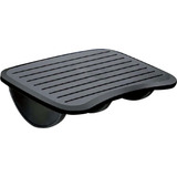 Apoio Para Pés - Descanso Base Suporte Ergonômico - Preto