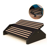 Apoio Suporte Office Ergonômico Ajustável P/ Pés Mdf Stalo