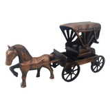 Apontador Metal Colecionavel Charrete Carruagem 8 Cm