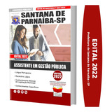 Apostila Assistente De Gestão Pública Santana De Parnaíba Sp