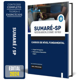 Apostila Cargos De Nível Fundamental Prefeitura Sumaré Sp