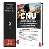Apostila Cnu 2024 - Bloco 7 - Gestão Governamental E Administração Pública - Completa E Impressa