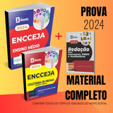 Apostila Encceja 2023 - Nível Médio - Kit Completo - Caderno De Provas - Caderno De Redação