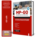 Apostila Mp Go 2024 - Secretário Auxiliar Das Promotorias De Justiça Da Comarca De Caiapônia
