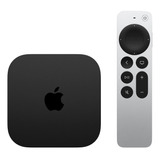  Apple Tv 4k (wifi) A2737 3ª Geração 2022 De Voz 4k 64gb Preto