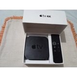Apple Tv 4k Uhd A1842 + Controle Remoto Original De Voz
