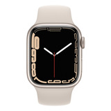 Apple Watch Series 7 (gps, 41mm) - Caixa De Alumínio Estelar - Pulseira Esportiva Estelar