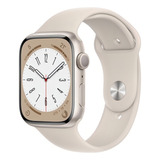 Apple Watch Series 8 Gps 45mm Caixa E Pulseira Esportiva Estelar