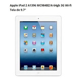 Apple iPad 2 A1396 Mc984bz/a 64gb 3g Wi-fi Tela 9.7 (usado)