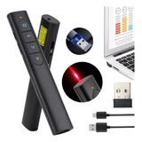 Apresentador Controle Passador Remoto Sem Fio Powerpoint A Laser 2.4 Ghz Slide Apontador Recarregavel Neoxtek