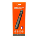 Apresentador Multimidia Laser Point Sem Fio Preto Oex Lp101