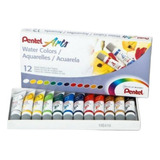 Aquarela Base Agua Profissional 12 Cores