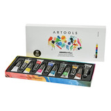 Aquarela Bisnaga 6ml 12 Cores Misci Marca Artools