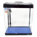 Aquário Curvo Jad Boyu Ec-400 33 Litro C/ Bomba E Iluminação Cor Preto 220v