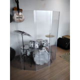 Aquário De Bateria Acrílico 1,70x0,50cm 4mm - 6 Chapas