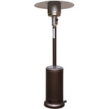 Aquecedor Estilo Chapéu Aço Inox Externo, Interno- Chamonix Cor Marrom Metálico