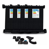 Aquecedor Solar Piscina 10m2 11 Placas 3mt + Kit Instalação