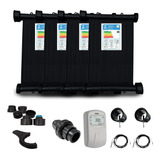 Aquecedor Solar Piscina 12 Placas 3mt + Controlador + Valvs