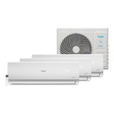 Ar Condicionado Tri Split Hi Wall Inverter Elgin Plus 2x9000