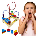 Aramado Brinquedo Infantil Montessori Com Formas