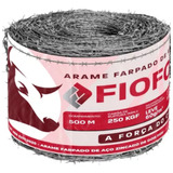 Arame Farpado 500 Metros Galvanizado