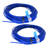 Arame Galvanizado Revestido Pvc Azul Fio 12 (3,80mm) 2kg