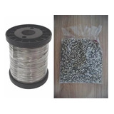 Arame Inox Apicultura 500 G + Ilhós Para Quadro 1000 Unids