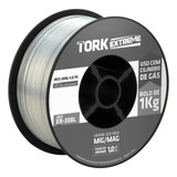 Arame Para Solda Mig Inox Uso Com Gás 1.0mm Rolo De 1kg Tork