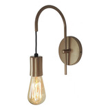 Arandela Abajur Luminária Parede Quarto Cama Moderno Bronze