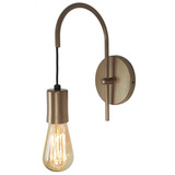 Arandela Abajur Luminária Parede Quarto Cama Moderno Bronze