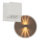 Arandela Box Cubo Pequena 6 Fachos Parede Muro St1317 Cor Branco 110v/220v (bivolt)
