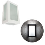 Arandela D-az Iluminação 5 Vidros Branco Para Exterior/interior, Suporta Lâmpada E27 110v/220v