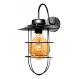 Arandela Industrial Retro C/ Grade 18cm