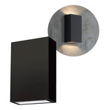 Arandela Led 4w Externa 2 Fachos 3000k Ip65 Bivolt Preto